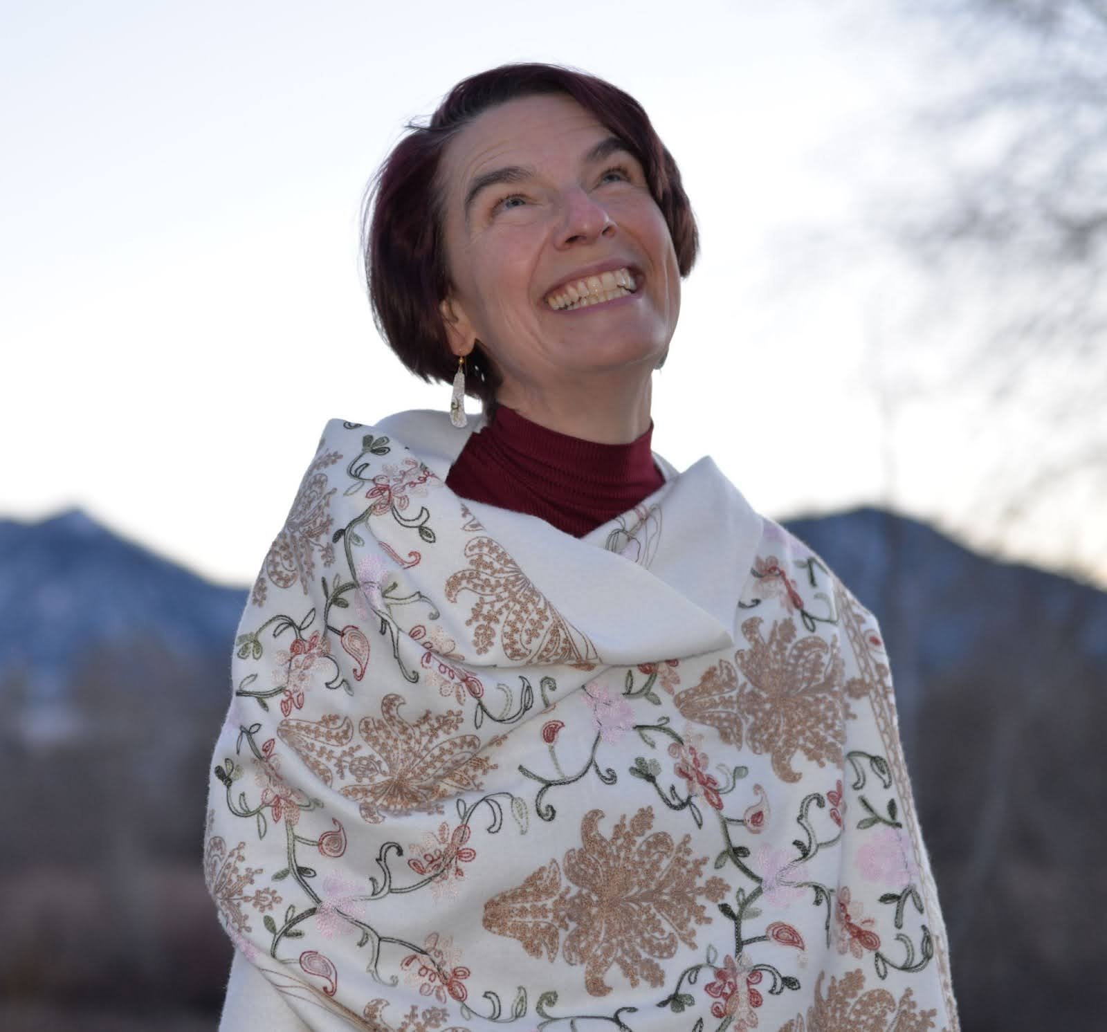 Kassandra laughing Mountains photo by Kaylyn B