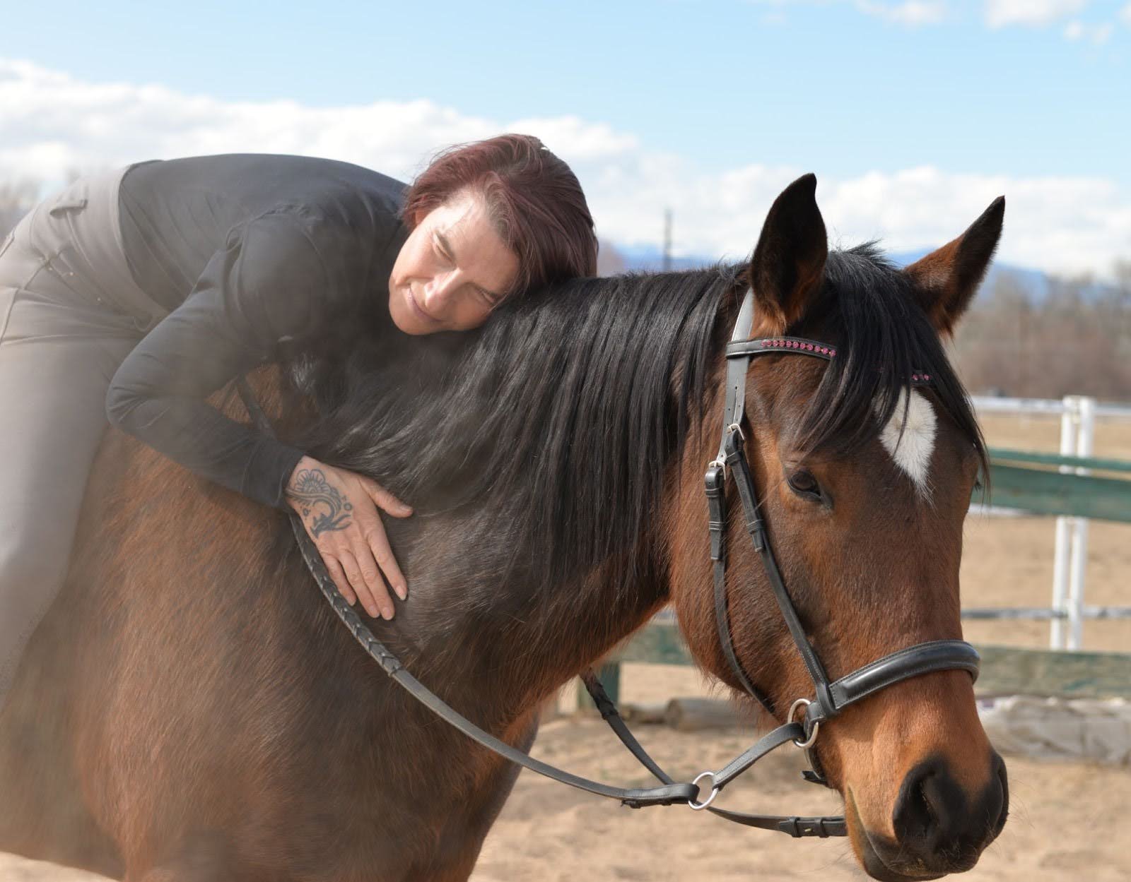 horse hug photo by Kaylyn B